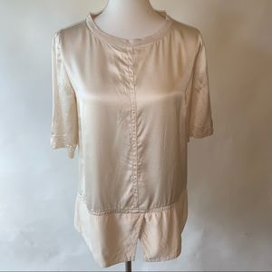 Marc by Marc Jacobs cream silk top
